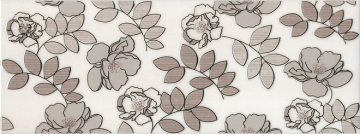 Плитка STG/A182/15010 Ньюпорт Цветы коричневый 15*40 Kerama Marazzi