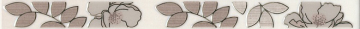 Плитка STG/A235/15010 Ньюпорт Цветы коричневый 40*3 Kerama Marazzi