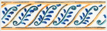 Плитка STG/A462/5232 Бордюр Капри майолика 20х6.3 Kerama Marazzi