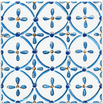 Плитка STG/A485/1146 Вставка Капри майолика 9.9х9.9 Kerama Marazzi