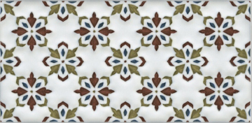 Плитка STG/B619/16000 Клемансо орнамент 7.4*15 Kerama Marazzi