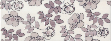 Плитка STG/C182/15010 Ньюпорт Цветы фиолетовый 15*40 Kerama Marazzi
