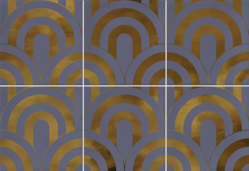 Плитка Takada Indigo Oro 23x33,5 VIVES