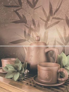 Плитка Tea ceremony Панно P2D175 30х40 (комплект 2шт) Дельта Керамика