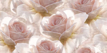 Плитка U-RGL-WIE451 Royal Garden Flower Вставка 29,8х59,8 Cersanit