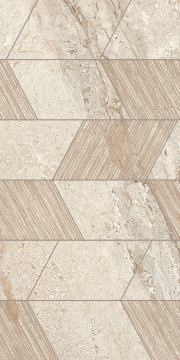 Плитка УТ-00015996 Вставка Sandy Chevron 2 30х60 Creto