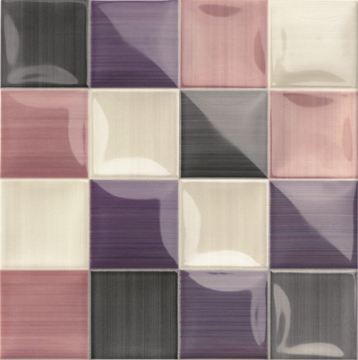 Плитка Volumen Lucciola Viola Mix 20x20 Mainzu