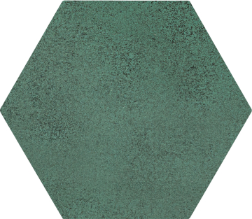 Плитка W-Burano green hex 11x12.5 Tubadzin