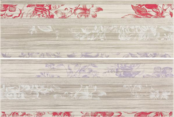 Плитка WITVE036 декор серый (комплект 2шт) 40x60 RAKO