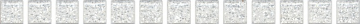 POF001 Плитка Карандаш Бисер белый серебро 20*1.4 Kerama Marazzi