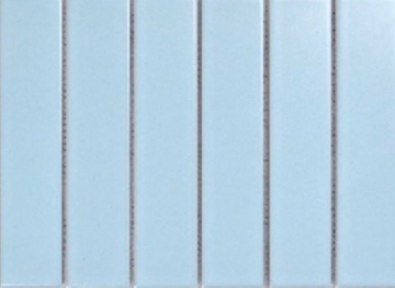 Porcelain mosaic Y45P803 Мозаика Strip Голубая матовая 4.5x19.5 28.8x19.5 Porcelain mosaic
