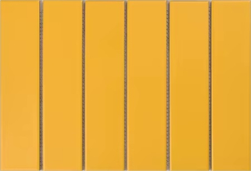 Porcelain mosaic Y45P809 Мозаика Strip Желтая матовая 4.5x19.5 28.8x19.5 Porcelain mosaic