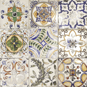 PT03095 Плитка Centro Maiolica Mix 20x20 Mainzu