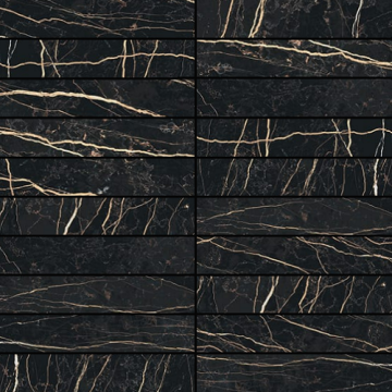 Rex Ceramiche 756315 Мозаика Prexious Thunder Night Mosaico 3x15 Glossy 30x30 Rex Ceramiche