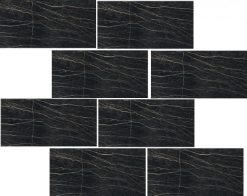 Rex Ceramiche 756357 Мозаика Prexious Thunder Night Mosaico Glossy 7.5x15 30x30 Rex Ceramiche