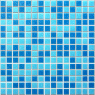 ROSE MOSAIC Мозаика Angel blu R+ 2x2 32.7x32.7 ROSE MOSAIC