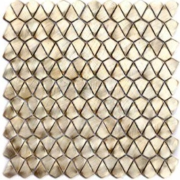 S117 Мозаика Stamping Aluminum Gold 29,1x29,8x0,6 Moreroom Stone