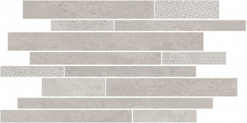 SBM009/SG4583 Керамогранит Ламелла серый светлый мозаичный 50.2*25 Kerama Marazzi