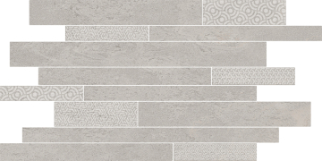 SBM009/SG458320 Керамогранит Ламелла серый светлый мозаичный 50,2x25x8,5 Kerama Marazzi