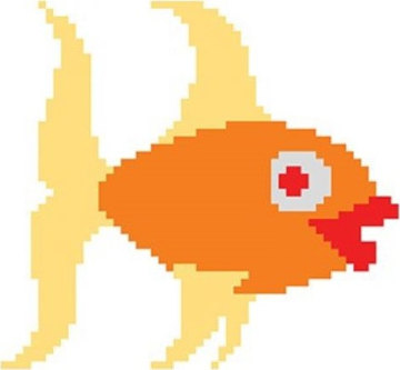 SD-155 Мозаика Porcelain Mosaic Design Fish 5x5 (270x270) Serapool