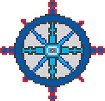 Serapool SD-152 Мозаика Porcelain Mosaic Design Rudder 5x5 (330x300) Serapool