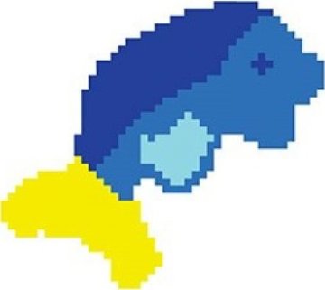 Serapool SD-156 Мозаика Porcelain Mosaic Design Fish 3 5x5 (240x240) Serapool