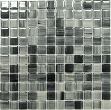 SF15522S Мозаика Crystal серый разнотоновый микс 31,5х31,5 Keramissimo