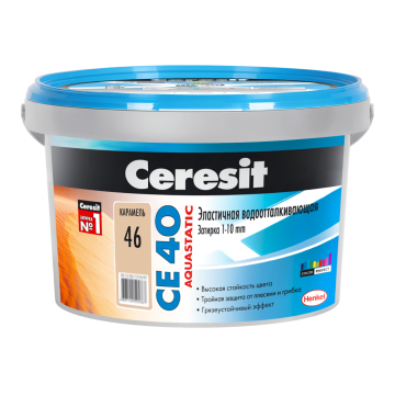 Смеси и затирки 1046427 CE 40/2 Затирка эл вод против (карамель) 2 кг Ceresit