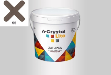 Смеси и затирки 55 Эпоксидная затирка Lite 2.5кг A-Crystal