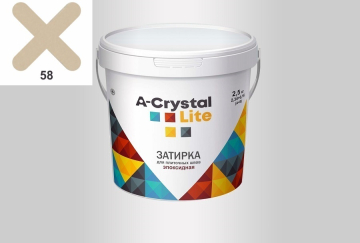 Смеси и затирки 58 Эпоксидная затирка Lite 2.5кг A-Crystal