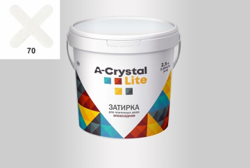 Смеси и затирки 70 Эпоксидная затирка Lite 2.5кг A-Crystal