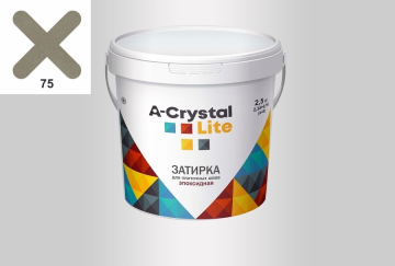 Смеси и затирки 75 Эпоксидная затирка Lite 2.5кг A-Crystal