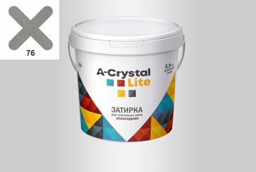 Смеси и затирки 76 Эпоксидная затирка Lite 2.5кг A-Crystal