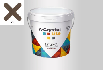 Смеси и затирки 78 Эпоксидная затирка Lite 2.5кг A-Crystal