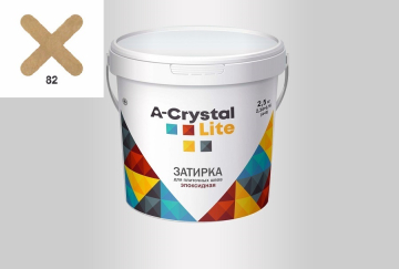 Смеси и затирки 82 Эпоксидная затирка Lite 2.5кг A-Crystal