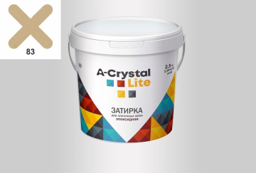 Смеси и затирки 83 Эпоксидная затирка Lite 2.5кг A-Crystal