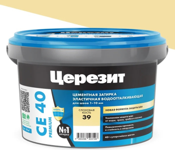 Смеси и затирки CE 40/2 Затирка (слоновая кость 39) 2кг Ceresit