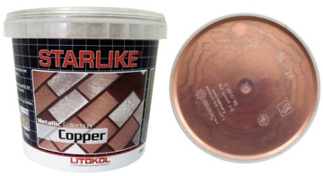 Смеси и затирки COPPER Добавка медного цвета для STARLIKE 100 г LITOKOL