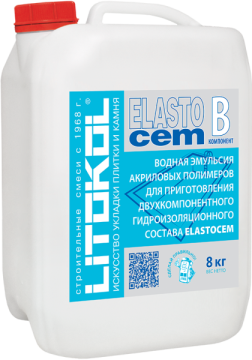 Смеси и затирки ELASTOCEM (А+B) 8кг LITOKOL