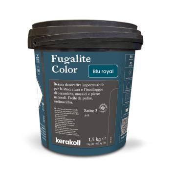 Смеси и затирки Эпоксидная затирка Fugalite Color Blu royal 1,5 кг Kerakoll
