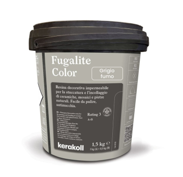 Смеси и затирки Эпоксидная затирка Fugalite Color Grigio Fumo 1,5 кг Kerakoll