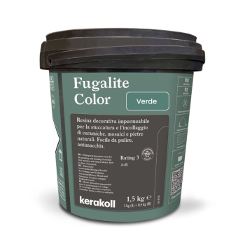 Смеси и затирки Эпоксидная затирка Fugalite Color Verde 1,5 кг Kerakoll