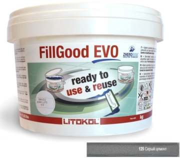 Смеси и затирки FILLGOOD EVO F.125 GRIGIO CEMENTO 2 кг LITOKOL
