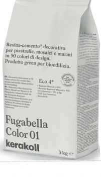 Смеси и затирки Fugabella Color затирка для швов 02 3кг Kerakoll