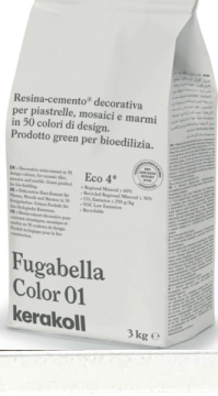 Смеси и затирки Fugabella Color затирка для швов 04 3кг Kerakoll