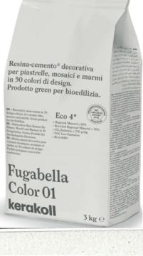 Смеси и затирки Fugabella Color затирка для швов 05 3кг Kerakoll