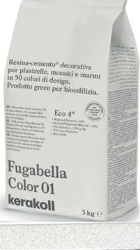 Смеси и затирки Fugabella Color затирка для швов 06 3кг Kerakoll