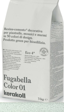 Смеси и затирки Fugabella Color затирка для швов 18 3кг Kerakoll