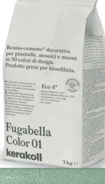 Смеси и затирки Fugabella Color затирка для швов 19 3кг Kerakoll