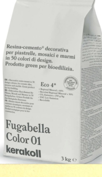 Смеси и затирки Fugabella Color затирка для швов 29 3кг Kerakoll